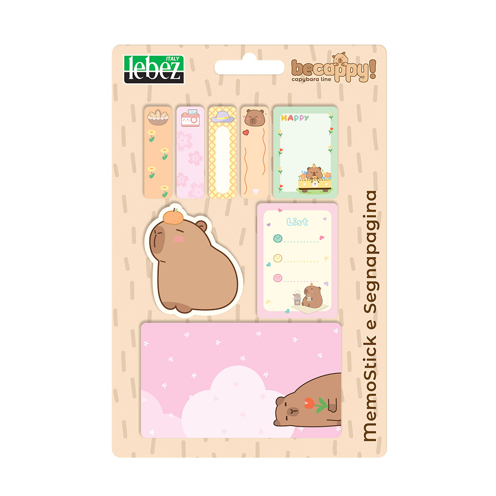 lebez-becappy-set-segnalibri-e-memostick image 4