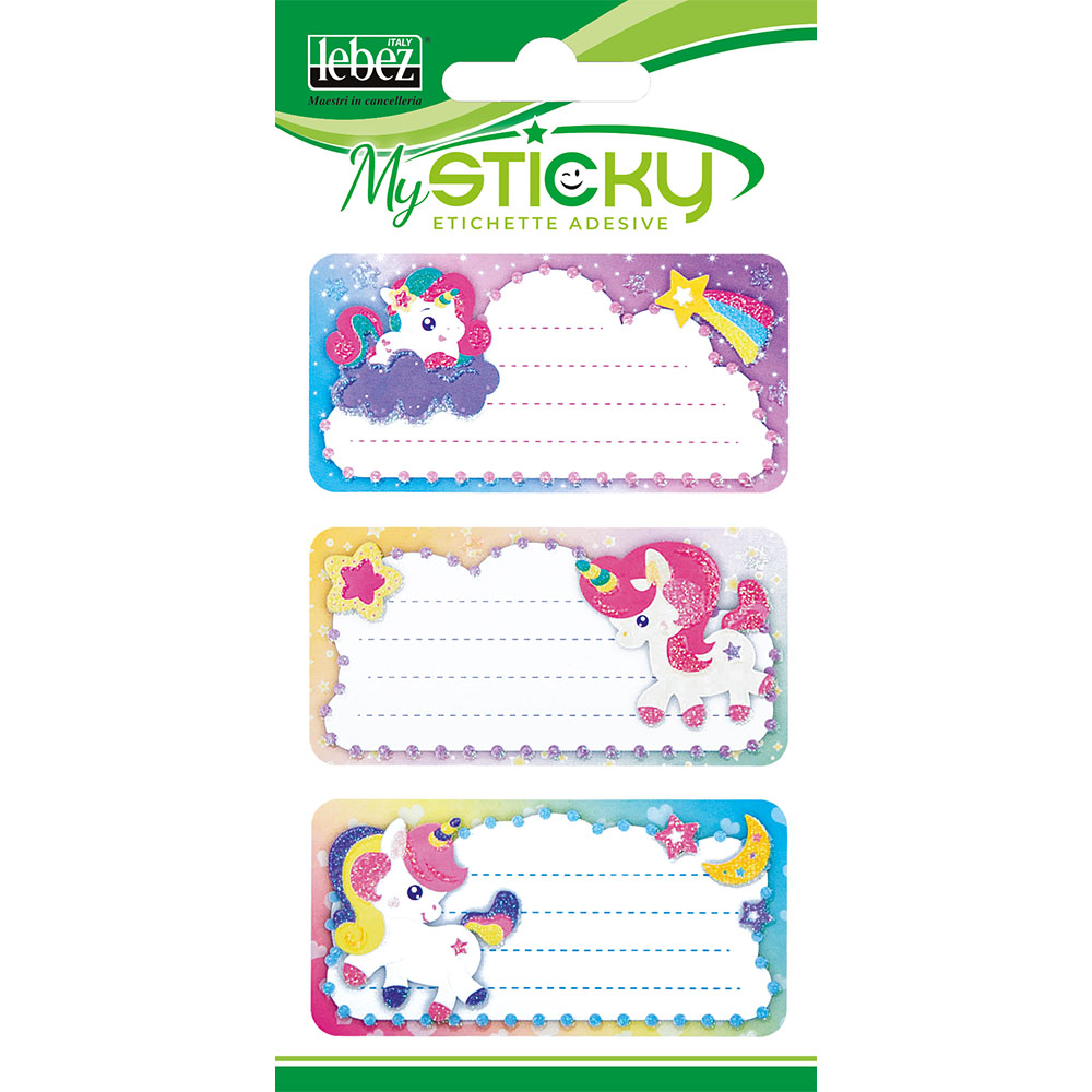 lebez-etichette-adesive-fantasia-glitterate-7x3-5-cm-busta-da-6-pezzi image 2