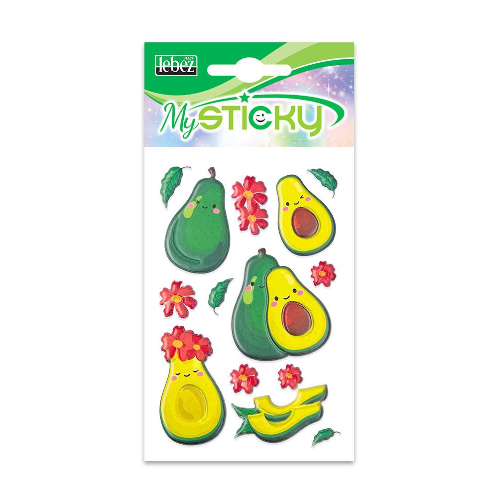 lebez-my-sticky-3d-bugs-life-48-buste-da-12-stickers-gommati image 5