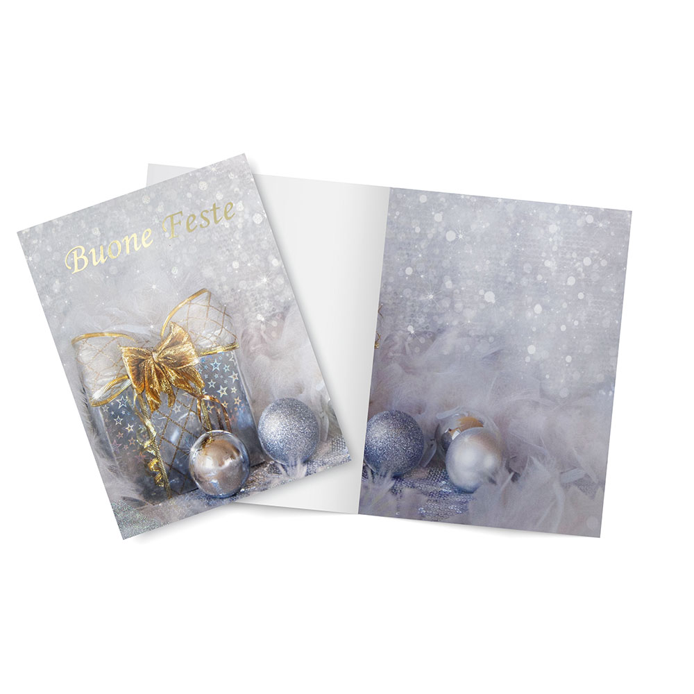 lebez-espositore-biglietti-natale-musicali-glitterati-48-pezzi-con-busta image 7