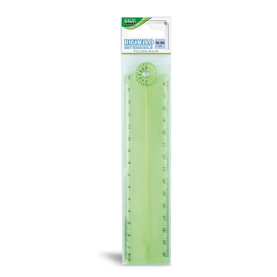 lebez-foldable-ruler-righello-pieghevole-15-30-cm-plastica image 1