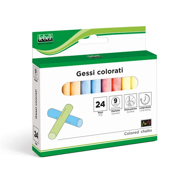 lebez-gessi-colorati-9-mm-scatola-24-pezzi image 1