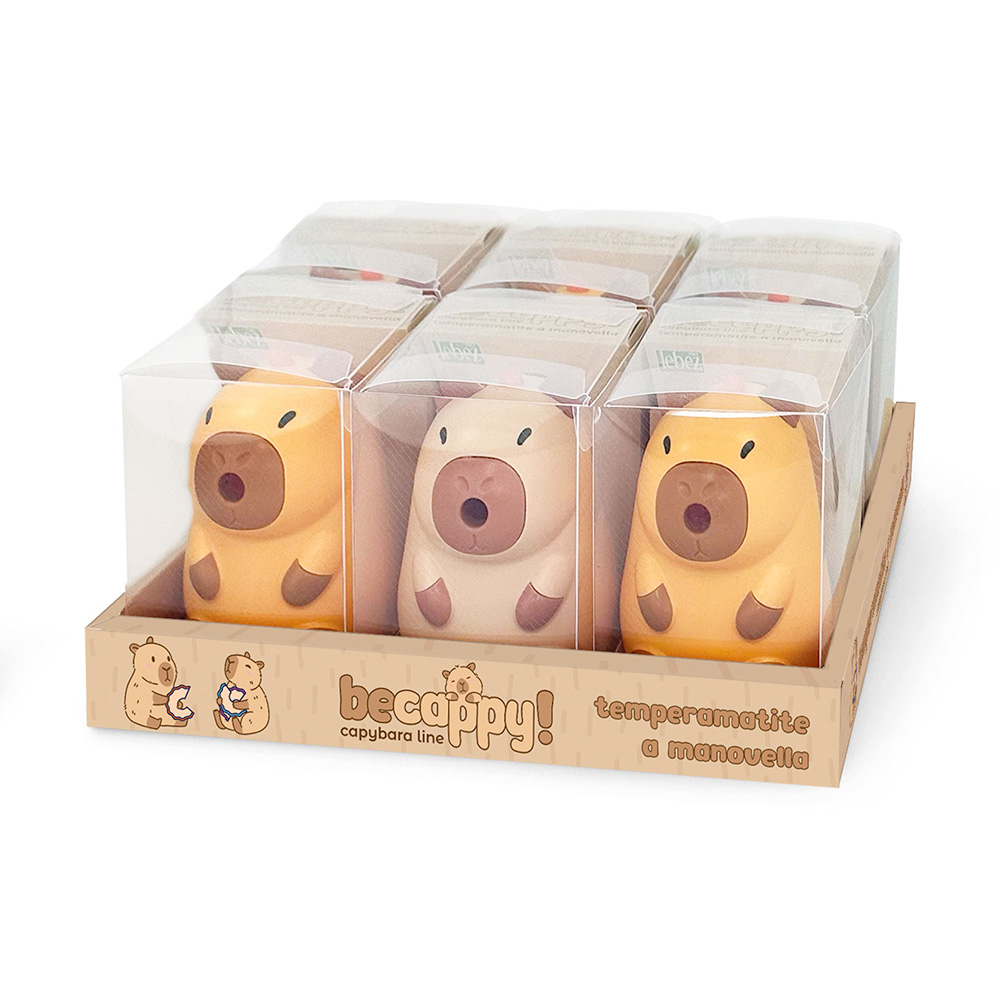 lebez-becappy-temperamatite-a-manovella-con-cassetto-2-colori-assortiti image 1