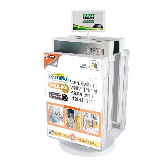 lebez-espositore-girevole-bifacciale-per-brochure-a4 image 1