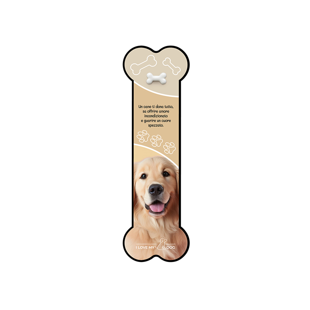 lebez-segnalibro-i-love-my-dog-in-cartoncino-con-charms image 5