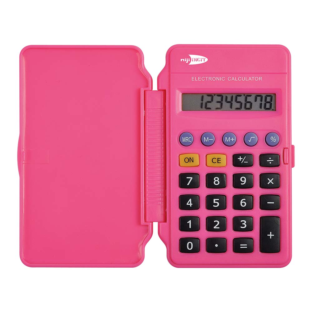 lebez-niji-digit-calcolatrice-tascabile-fluo-8-cifre image 3