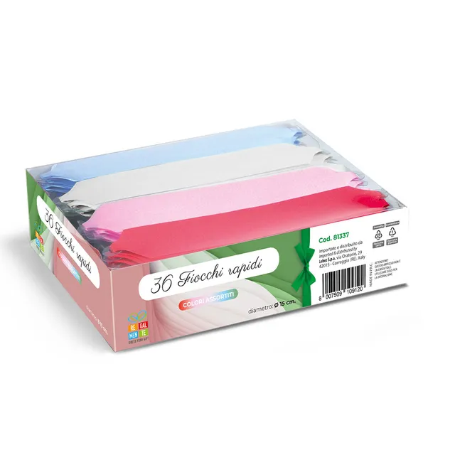 fiocchi-rapidi-lebez-pastel-4-colori-box-36-pezzi image 1