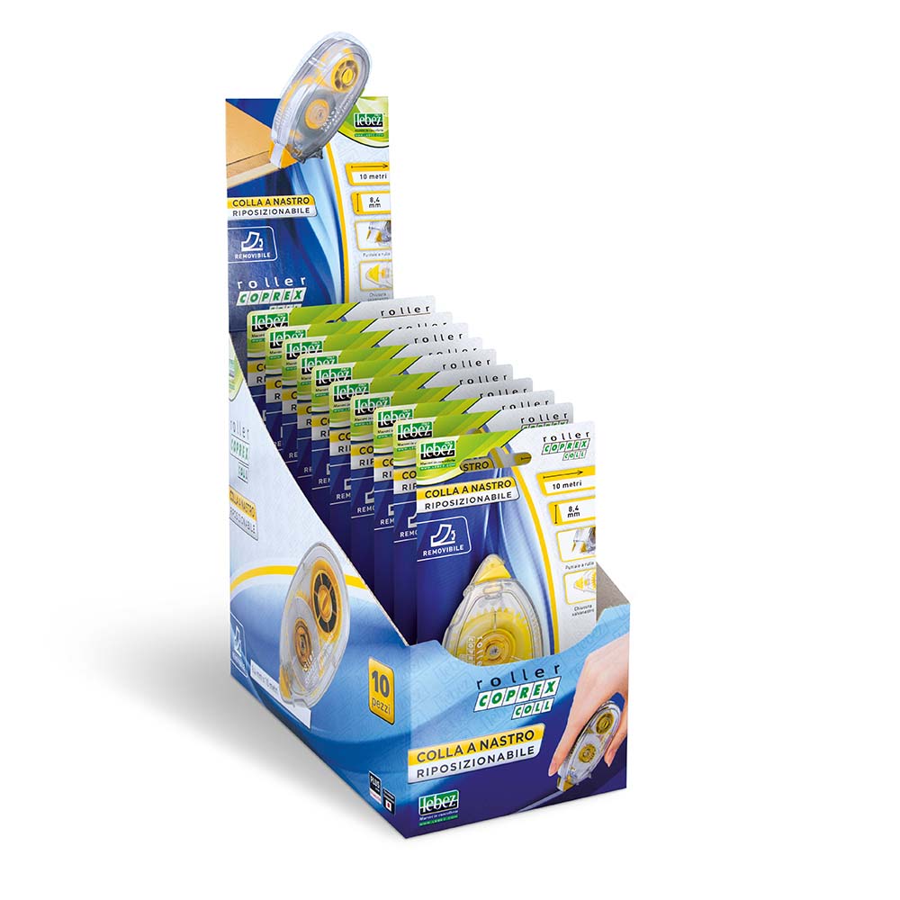 coprex-nastro-colla-riposizionabile-8-4-mm-x-10-m-lebez image 3
