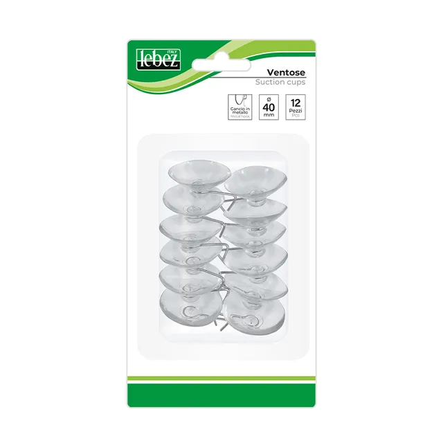 lebez-ventose-40mm-con-gancio-in-metallo-blister-12-pezzi image 1
