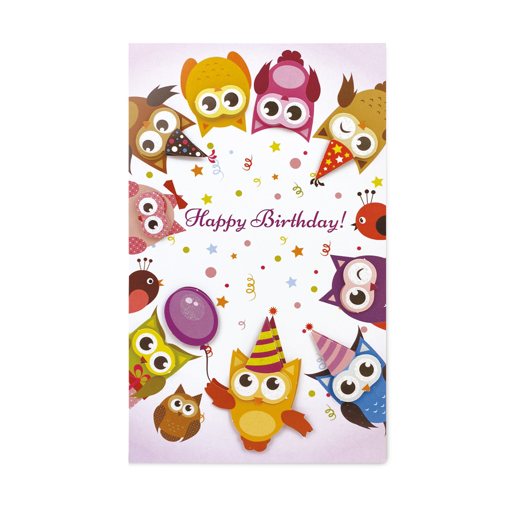lebez-biglietti-augurali-birthday-3d-glitter-con-busta image 2