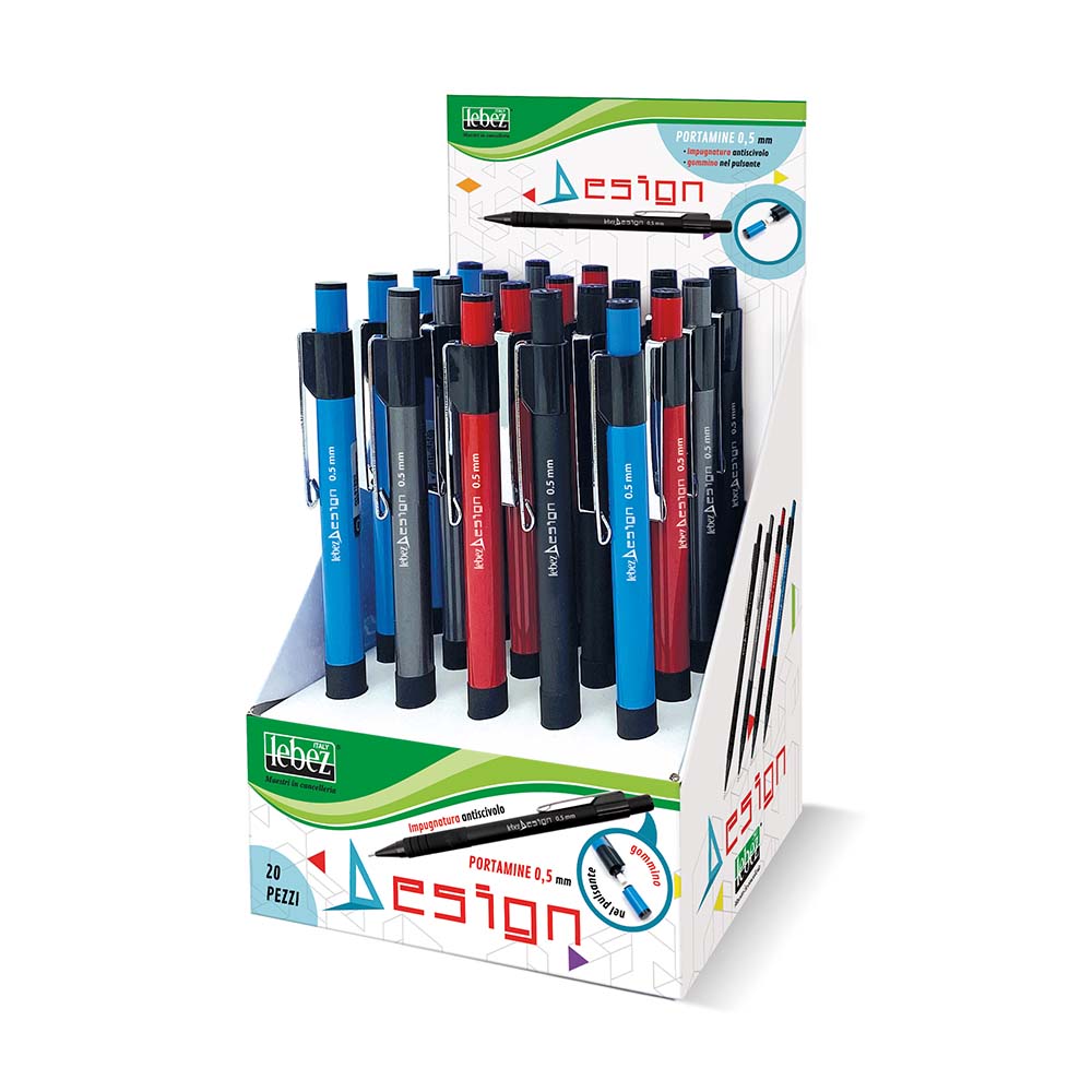 lebez-espositore-portamine-0-5-mm-con-gommino-20-pezzi image 1