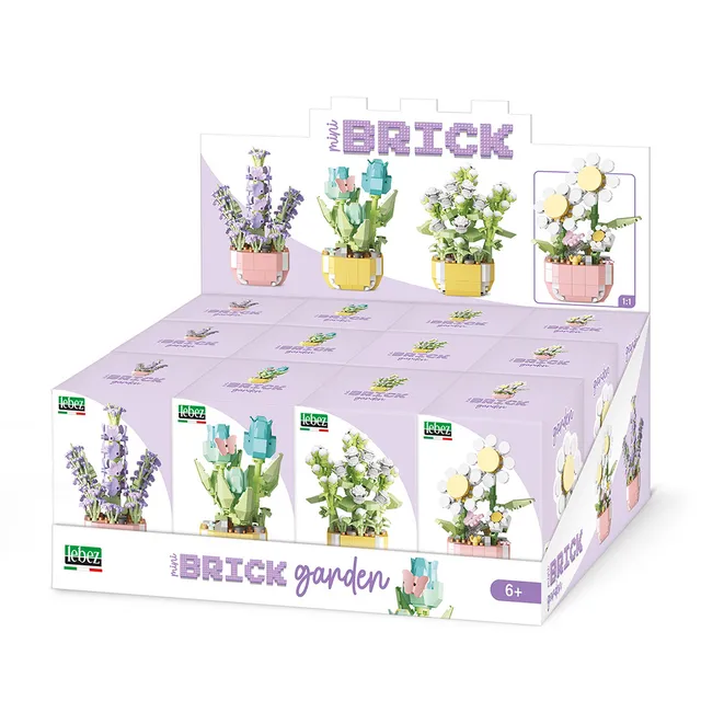 lebez-garden-mini-bricks-display-12-set-4-soggetti image 1