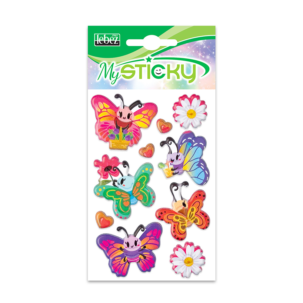 lebez-my-sticky-3d-bugs-life-stickers-3d-gommati-12pz image 5