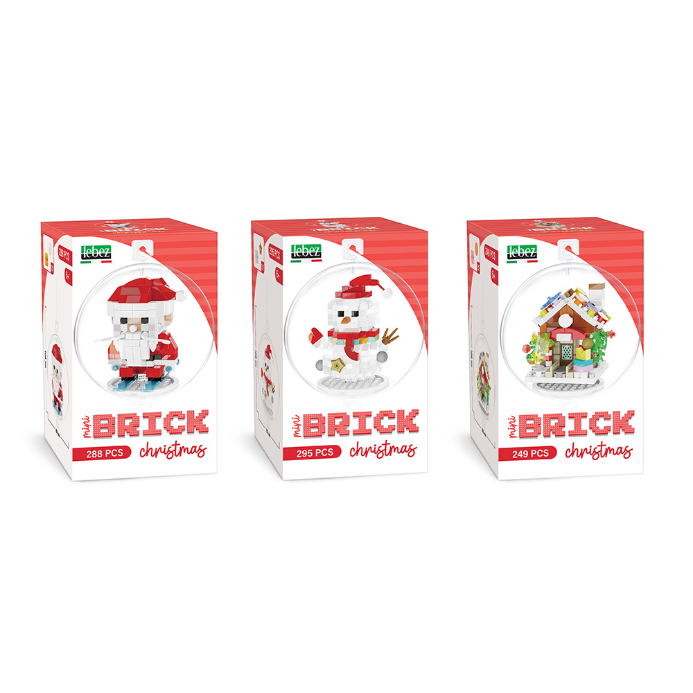 lebez-christmas-mini-brick-display-6-pezzi-con-pallina image 2