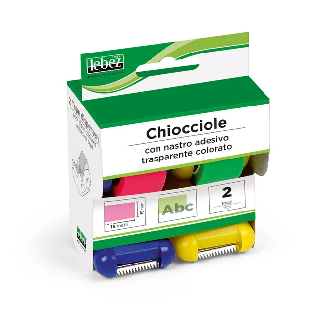lebez-dispenser-nastro-adesivo-colorato-15m-x-19mm image 1