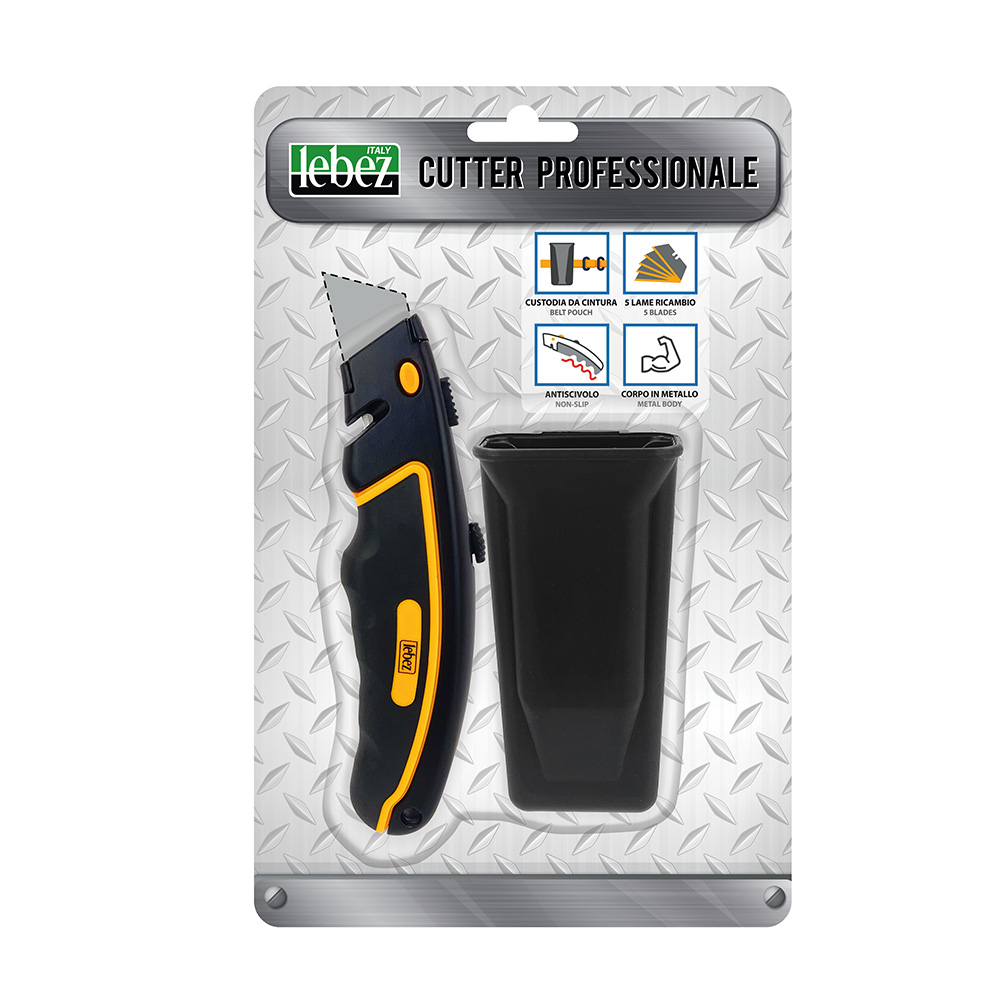 lebez-cutter-professionale-in-metallo-con-custodia-da-cintura-e-5-lame image 1