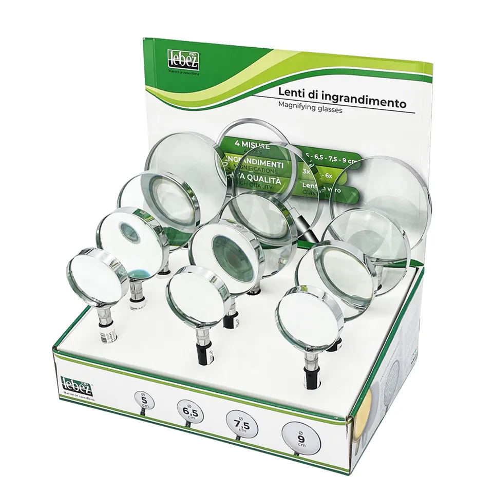 lebez-lenti-di-ingrandimento-assortite-espositore-12-pezzi image 1