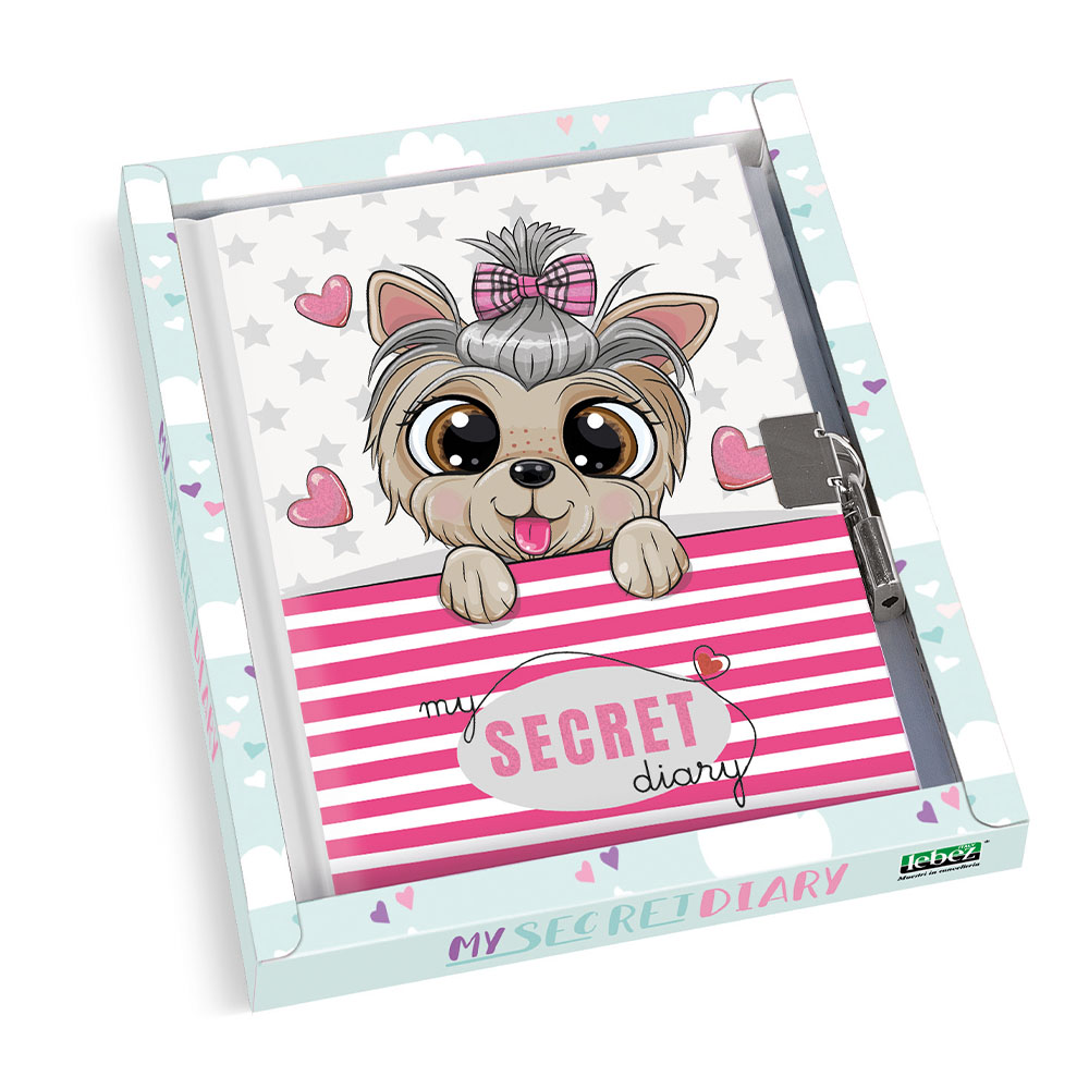 lebez-diario-dei-segreti-sweet-winter-80-pagine-con-lucchetto-display-6-pz image 3