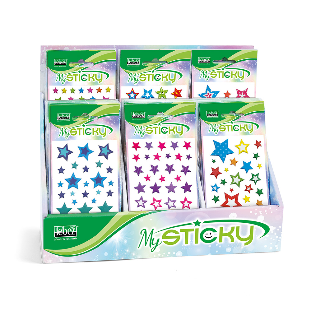 lebez-espositore-stickers-stelle-rilievo-48-buste image 1