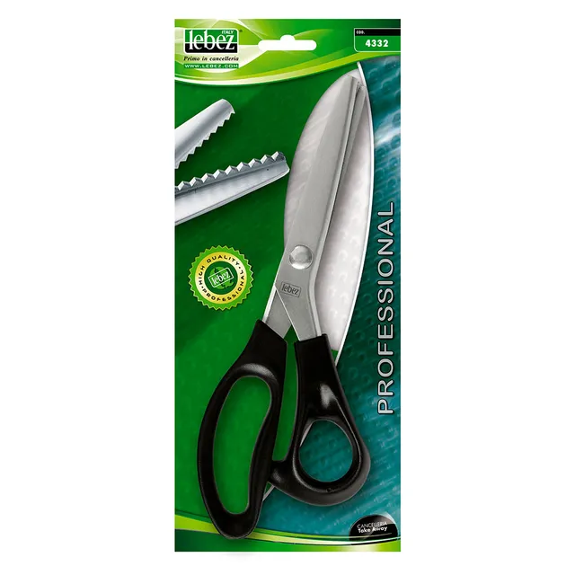 lebez-forbici-tagliacampioni-24-cm-forbici-con-taglio-zig-zag image 1