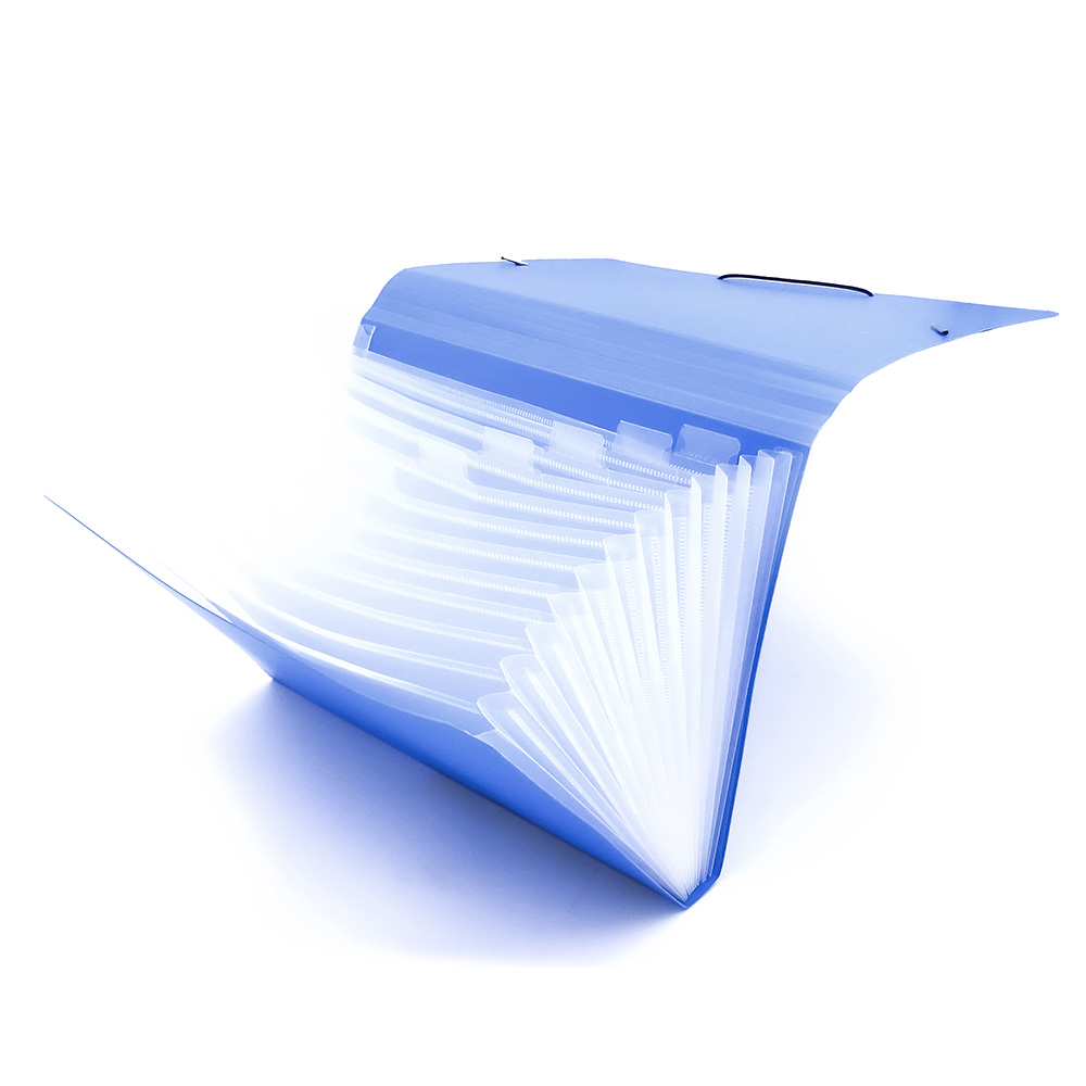 lebez-document-holder-file-pp-13-scomparti-33-5x24-cm-con-linguette image 2