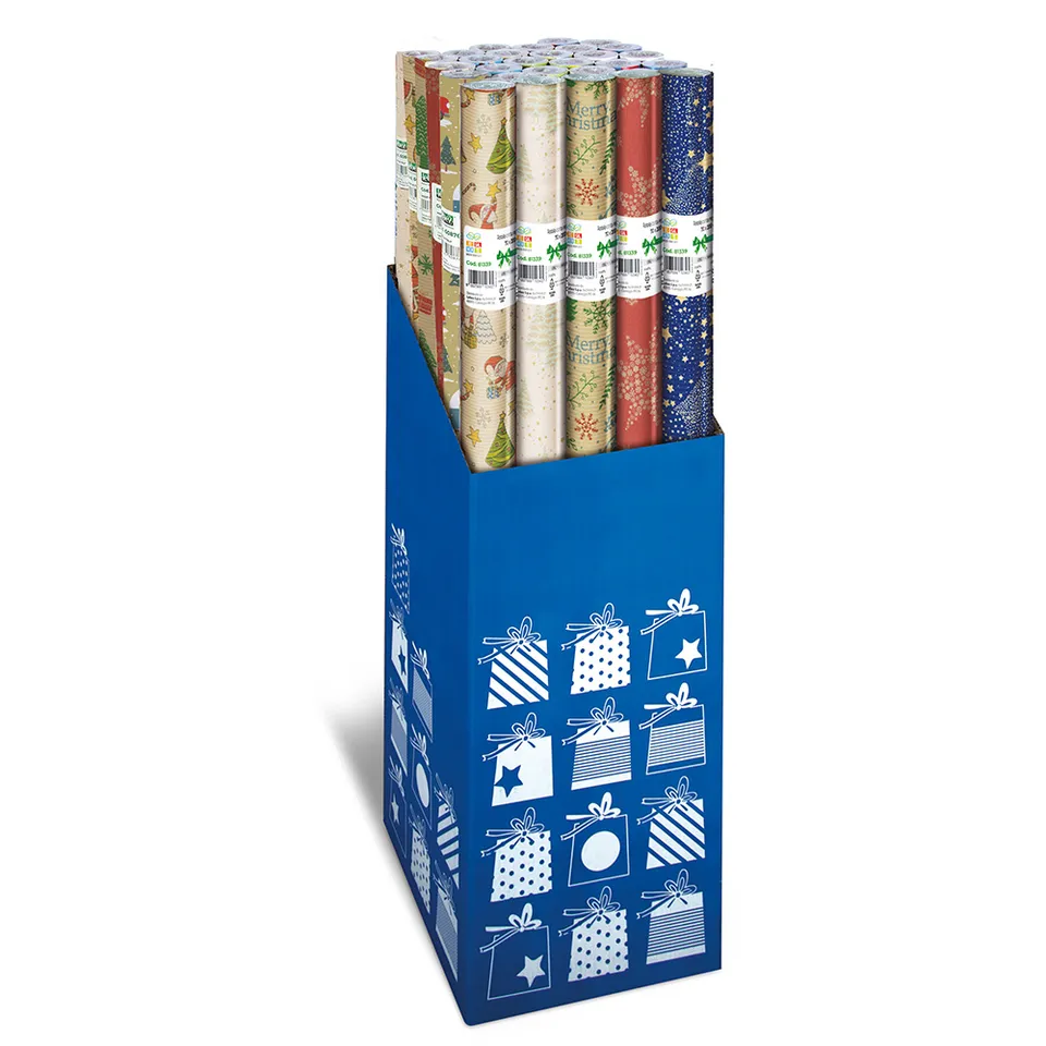 lebez-carta-regalo-natale-kraft-in-rotolo image 1