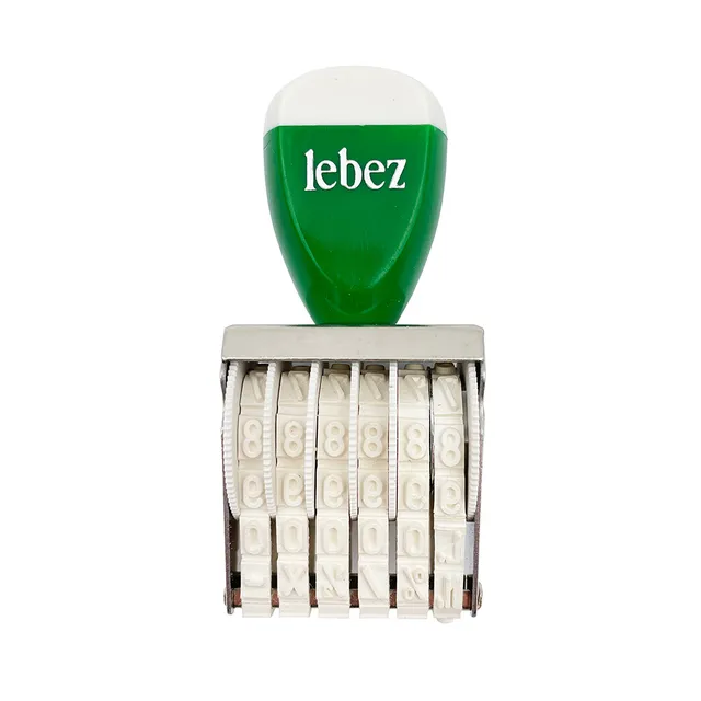 lebez-numbering-stamp-timbro-numeratore-5-cm image 1