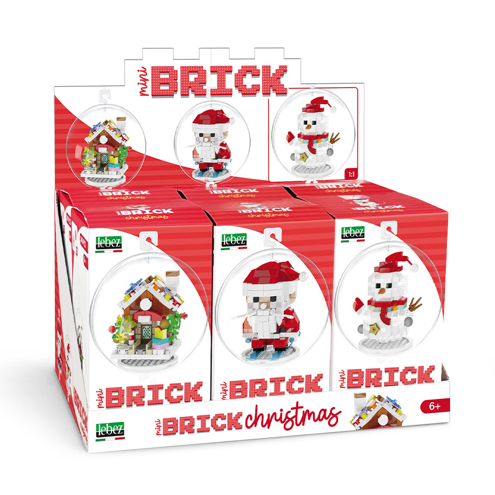 lebez-christmas-mini-brick-display-6-pezzi-con-pallina image 1