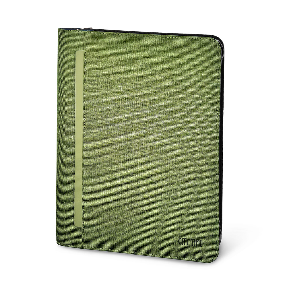 lebez-portablocco-dualis-verde-a4-con-zip-25-5x34-cm image 1