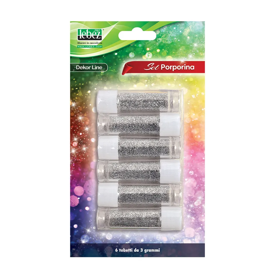 lebez-glitter-3-g-tubo-glitter-blister-6-pezzi image 1
