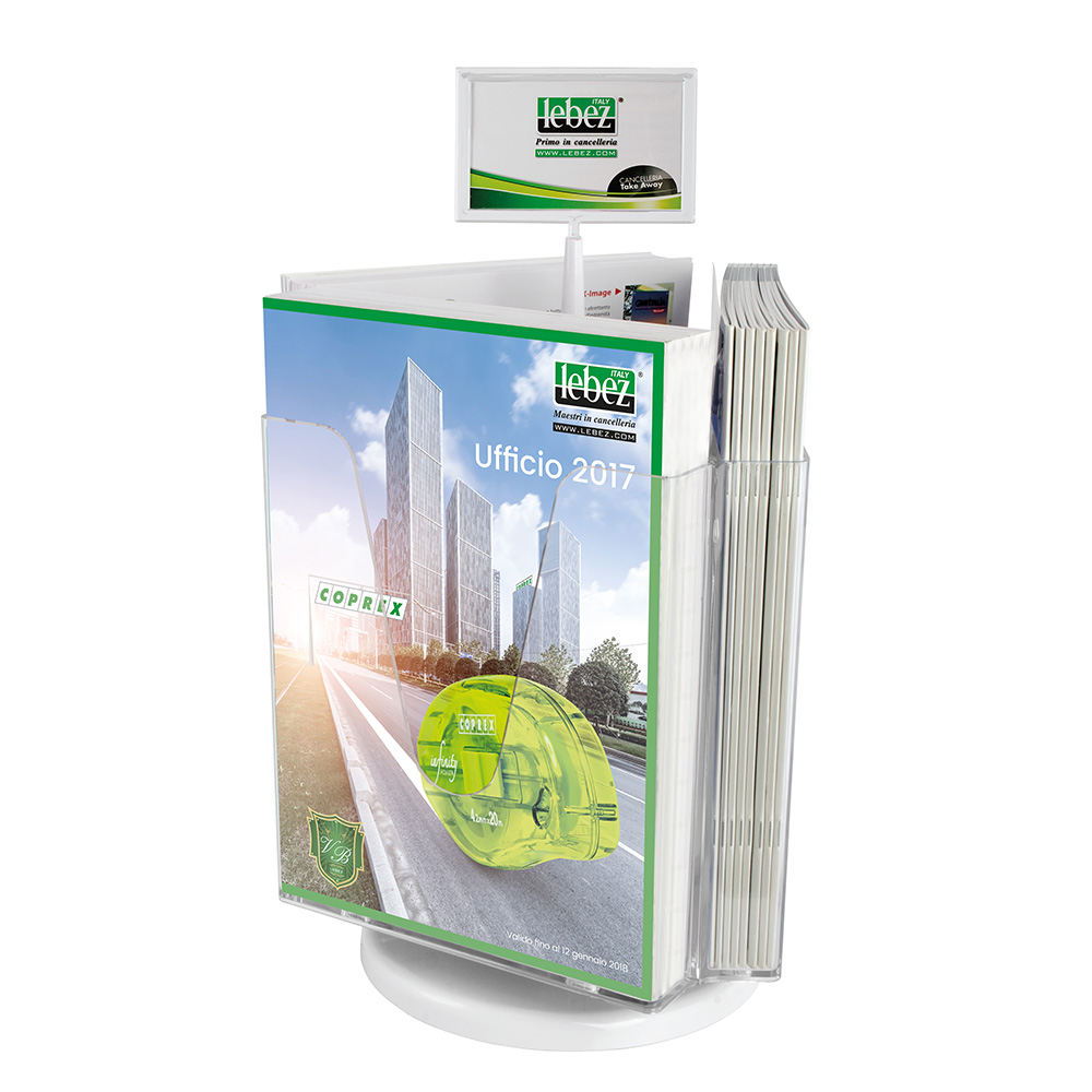 lebez-espositore-porta-brochure-girevole-a4-3-lati image 1