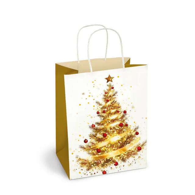lebez-golden-tree-shopper-in-carta-25-4-x-30-5-x-12-7-cm image 1