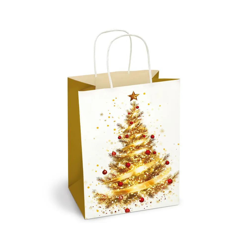 lebez-golden-tree-shopper-in-carta-25-4-x-30-5-x-12-7-cm image 1