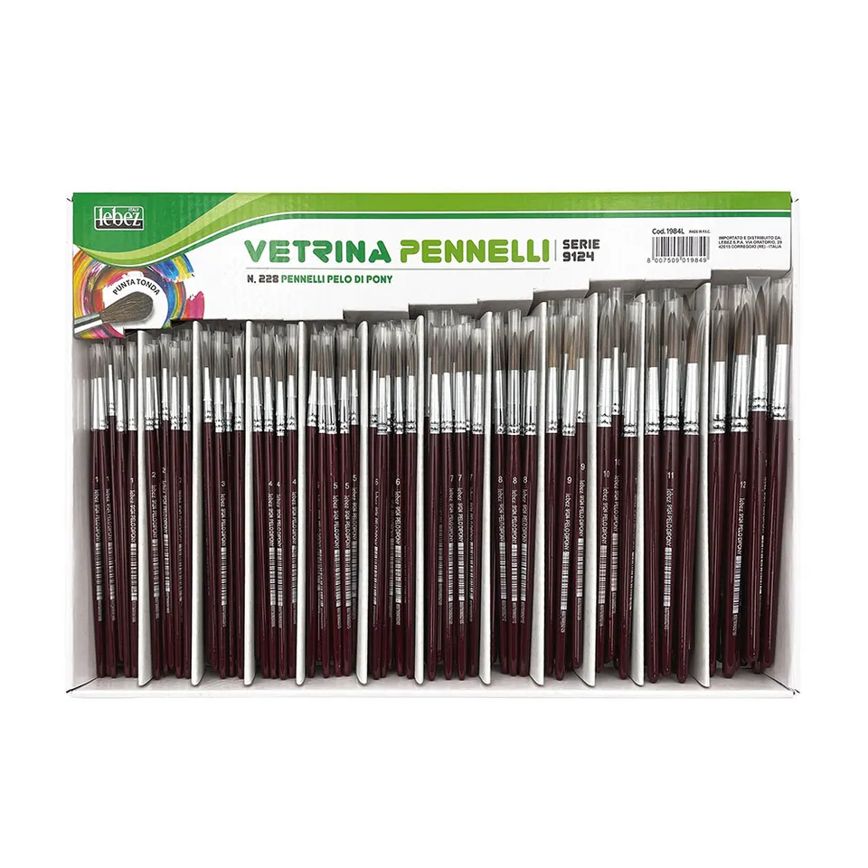 lebez-vetrina-228-pennelli-serie-9124-pony-manico-legno image 1