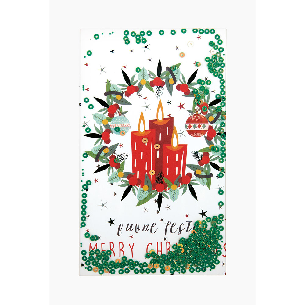 lebez-biglietto-natale-con-paillettes-e-busta image 1