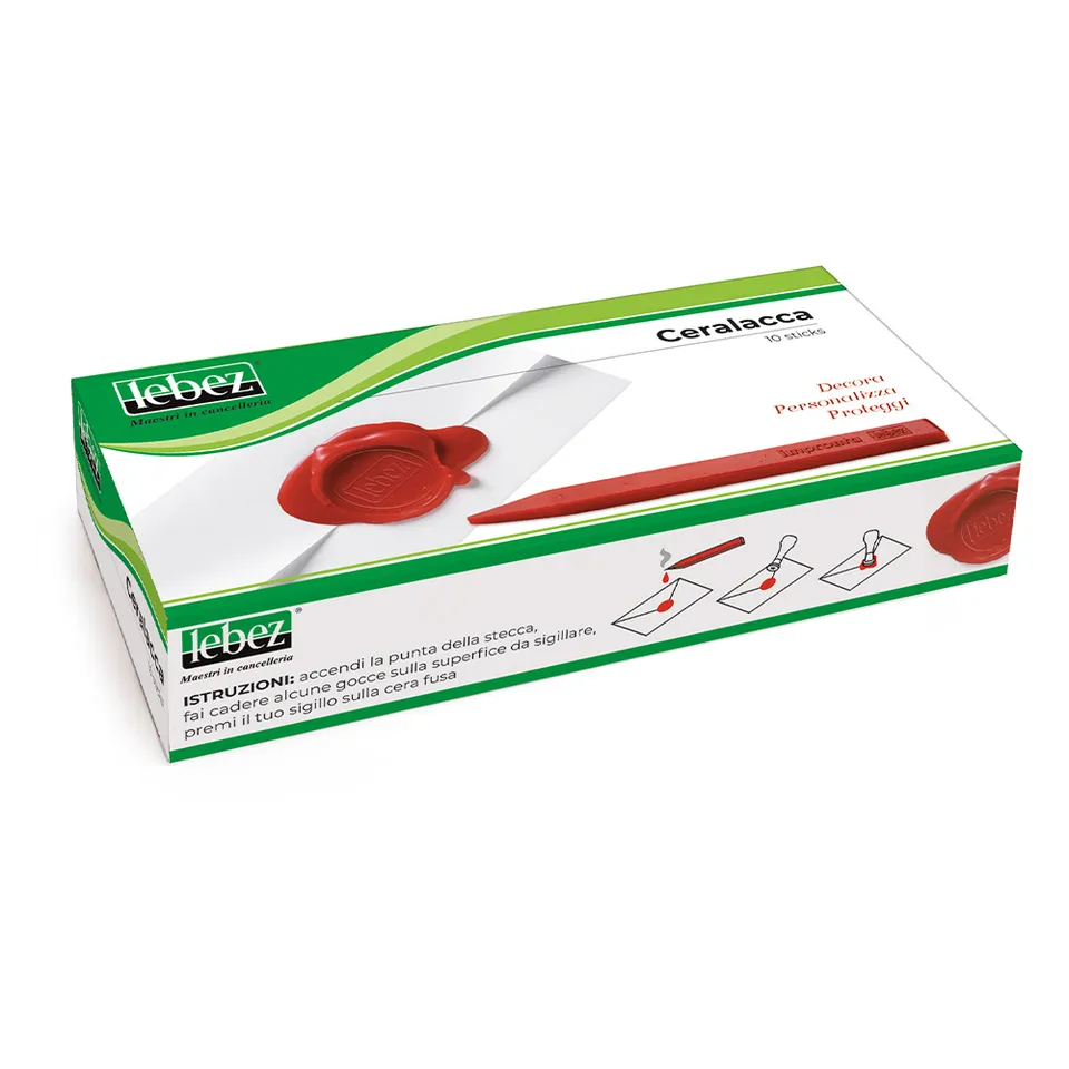 lebez-ceralacca-rossa-in-stick-scatola-10-pezzi image 1
