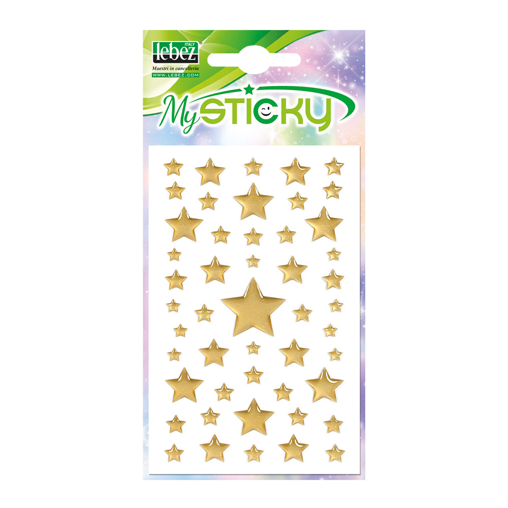 lebez-golden-stars-stickers-adesivi-stelline-oro-gommate image 1