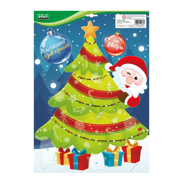lebez-calendario-avvento-appendibile-30x42-cm-con-24-stickers image 1