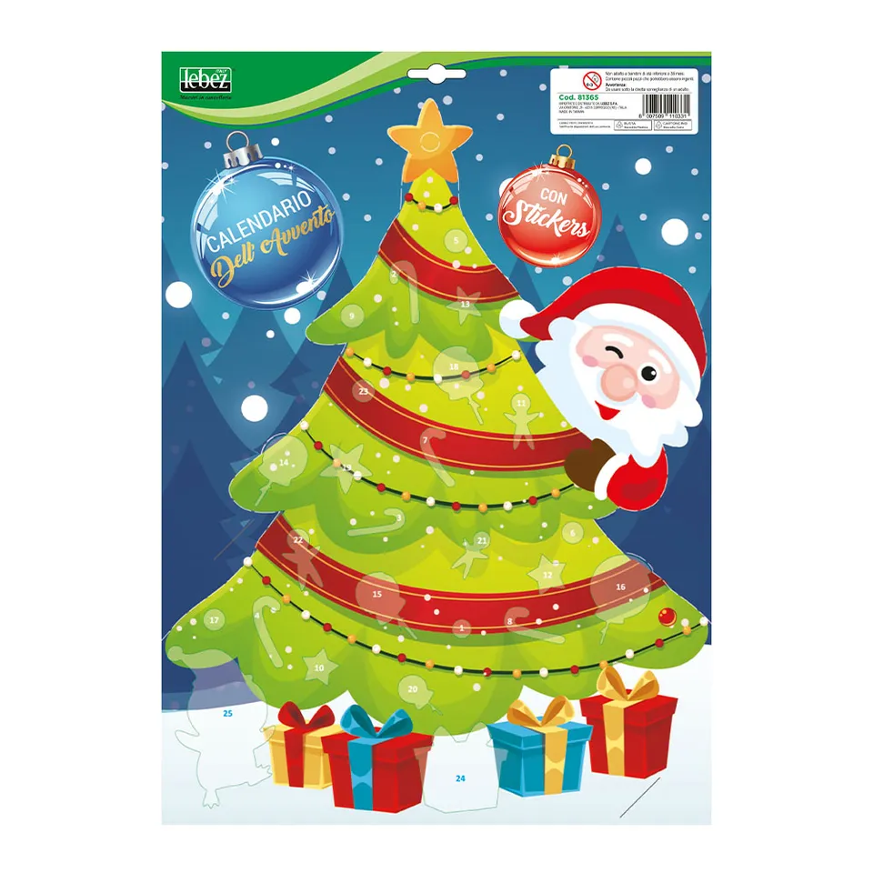 lebez-calendario-avvento-appendibile-30x42-cm-con-24-stickers image 1
