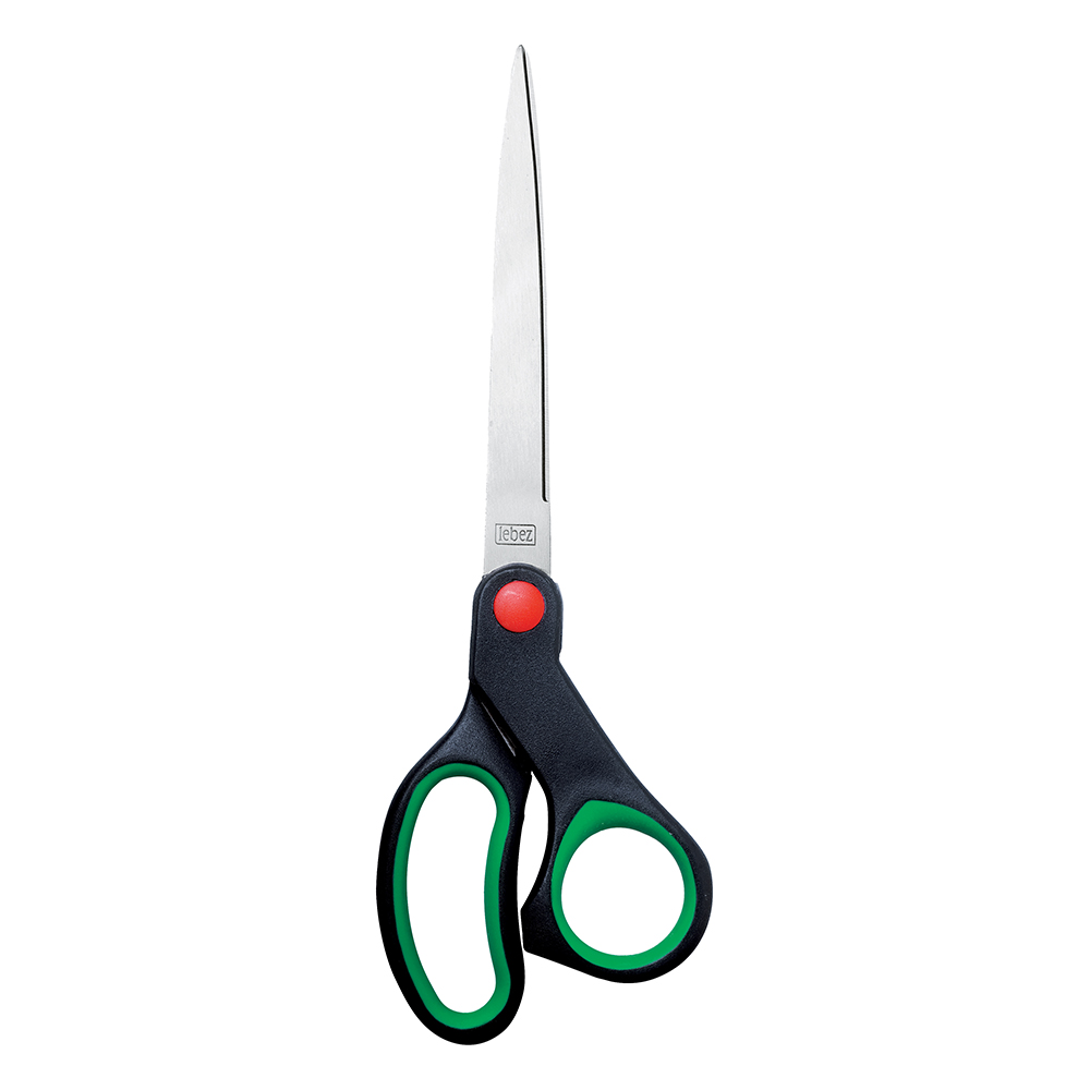 lebez-forbici-17-5-cm-lama-acciaio-inox-manico-gomma image 2