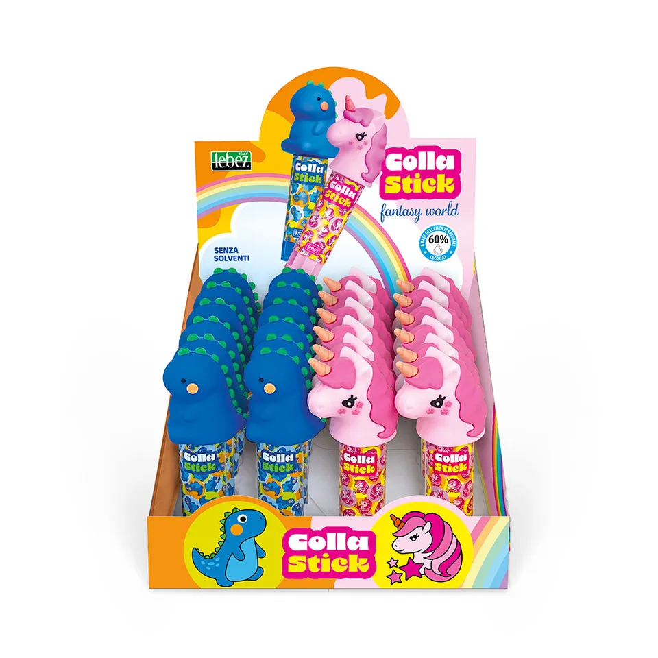 lebez-dinosaur-unicorn-glue-stick-9g-colla-stick-base-acqua image 1