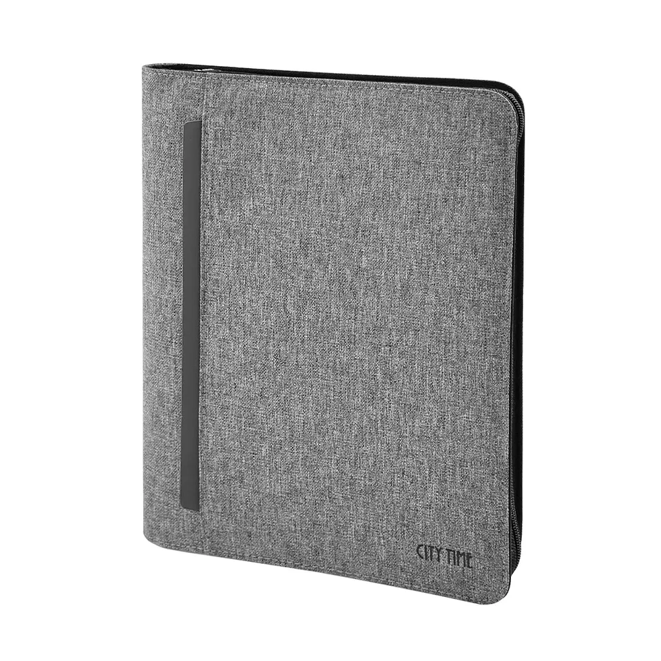 lebez-portablocco-dualis-grigio-a4-con-zip image 1