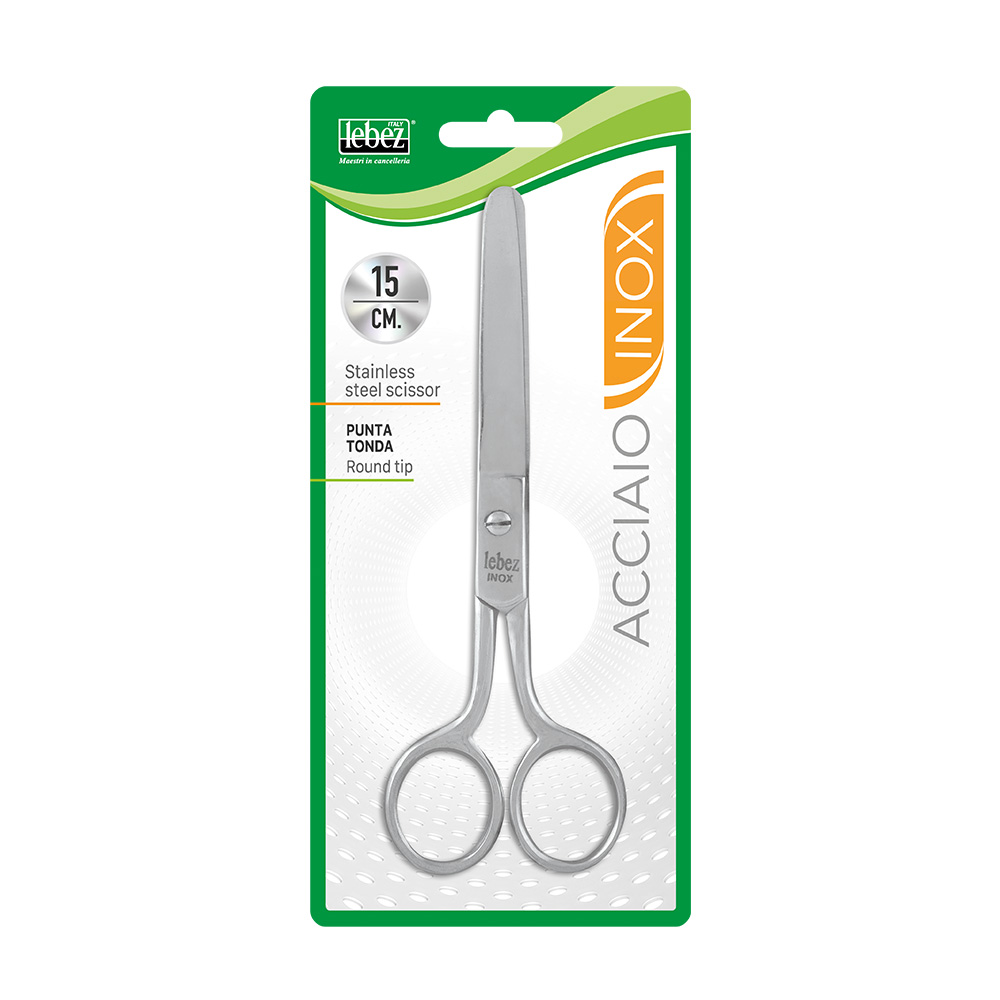 lebez-forbici-in-acciaio-inox-15-cm-punta-tonda image 1