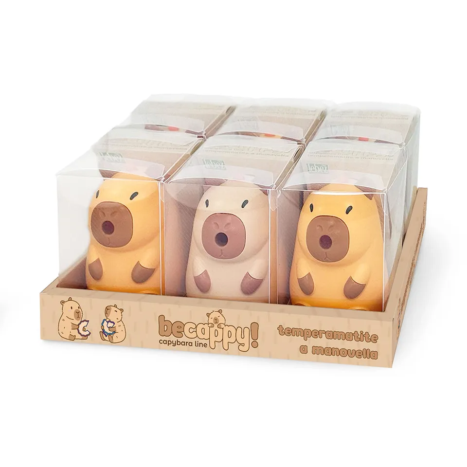 lebez-becappy-temperamatite-a-manovella-con-cassetto-2-colori-assortiti image 1