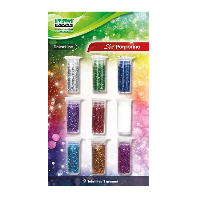 lebez-glitter-set-9-tubetti-da-3-g-in-blister image 1