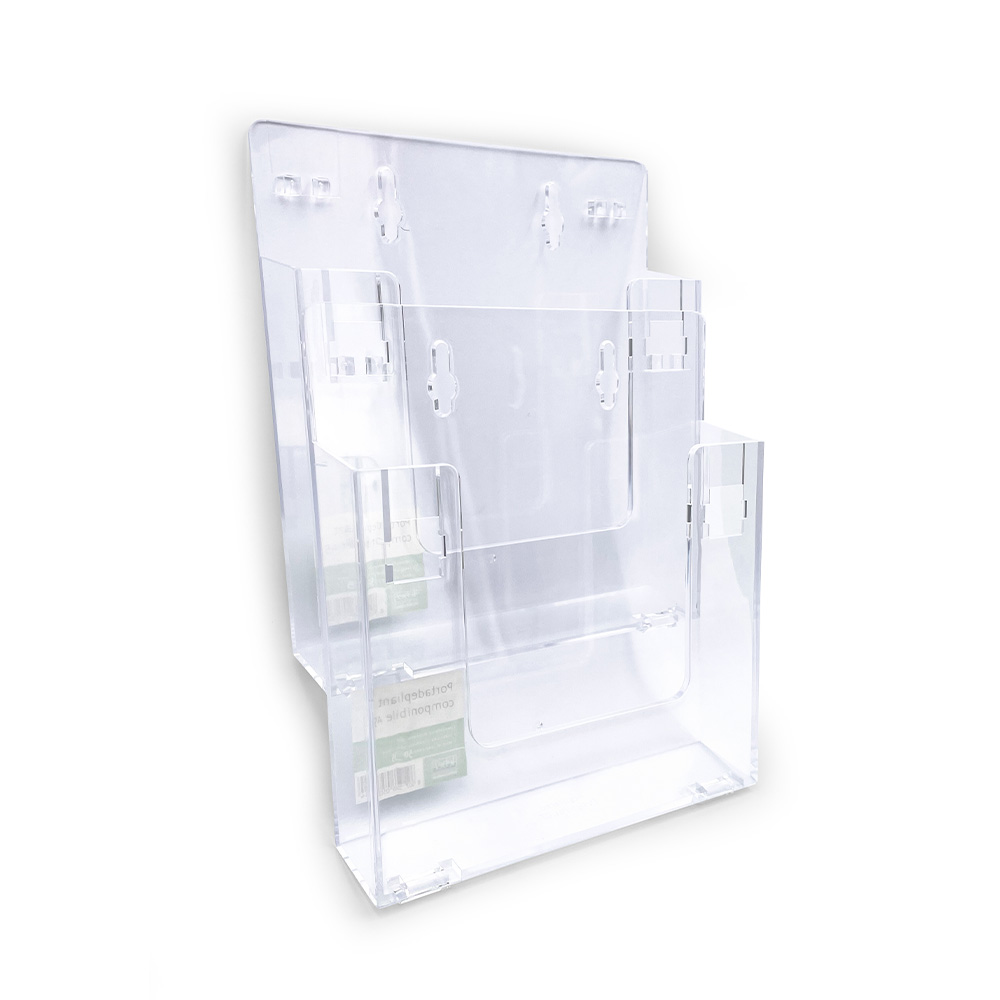 lebez-portadepliant-a5-componibile-1-modulo-16-5x18-5-cm-in-ps-da-muro image 1