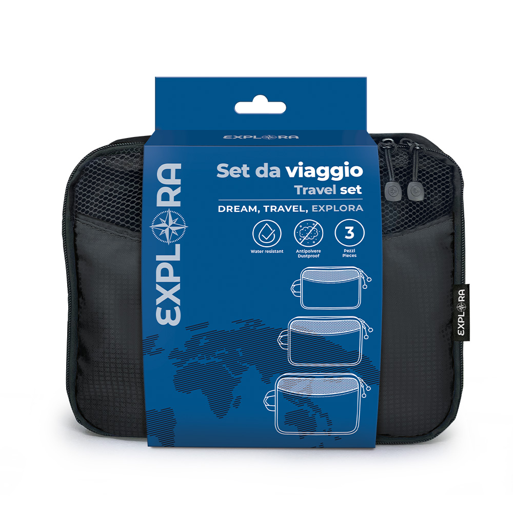 lebez-explora-set-3-pochette-viaggio-l-m-s-con-rete-e-gancio image 1