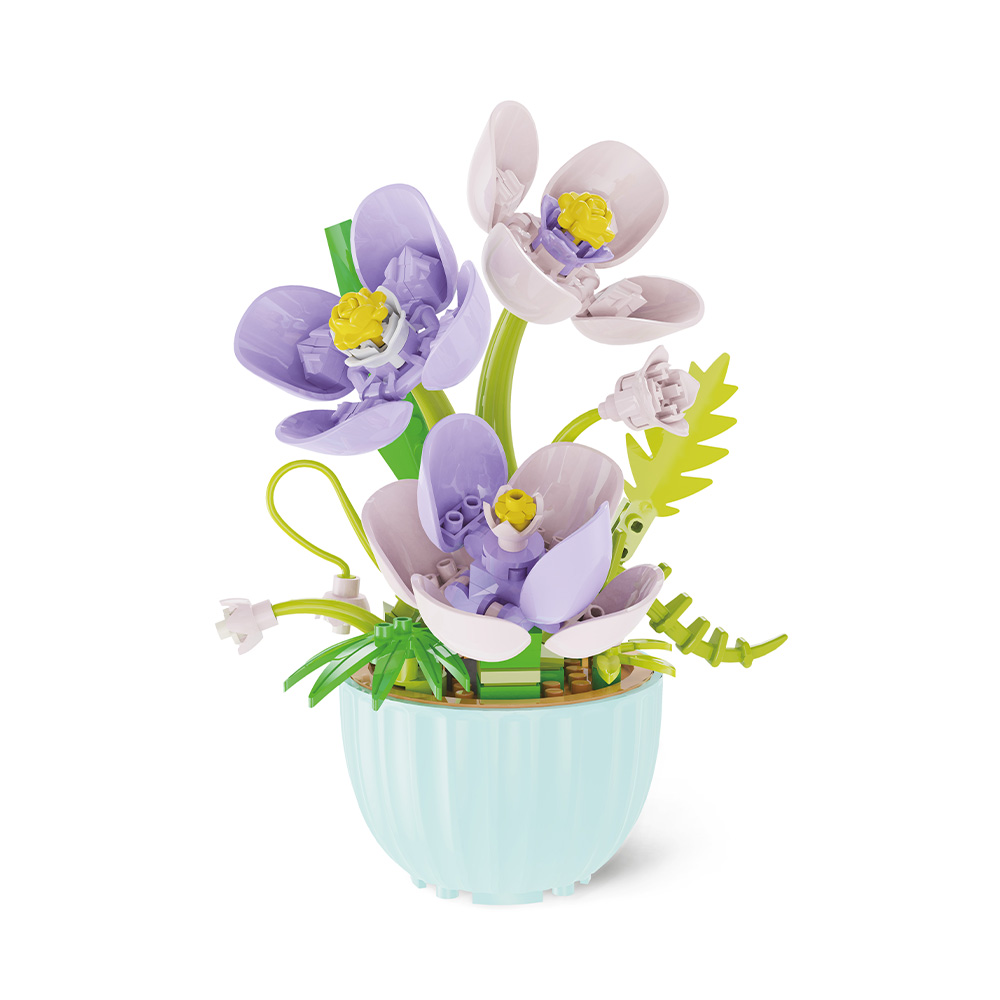 lebez-mini-brick-garden-set-costruzioni-fiori-con-vaso-4-soggetti image 4