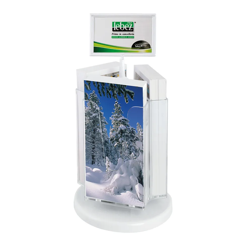 lebez-espositore-girevole-swivel-a5-a-3-lati-per-brochure image 1