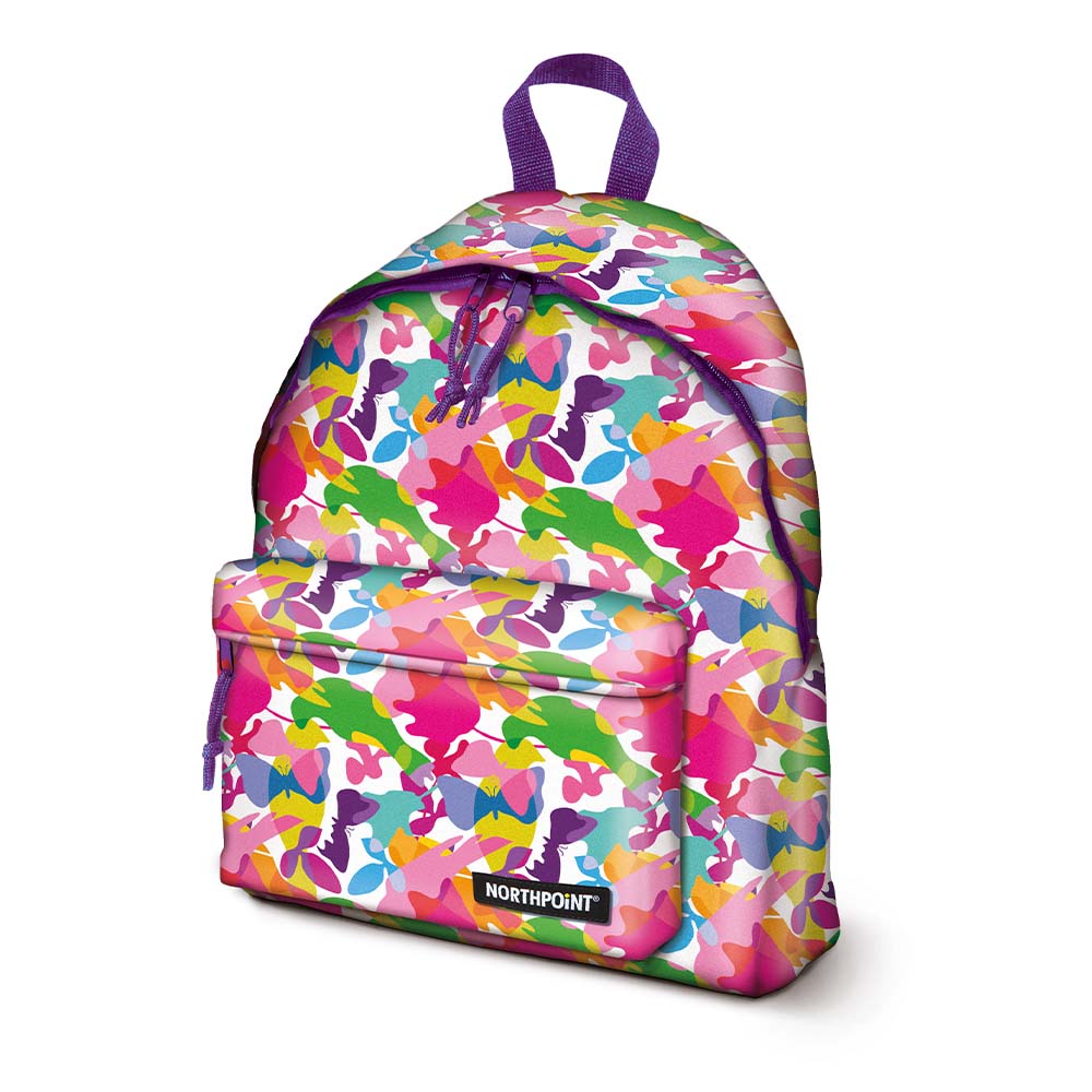 lebez-northpoint-fantasy-mix-zaino-scuola-2-scomparti-30x40x15-cm image 2
